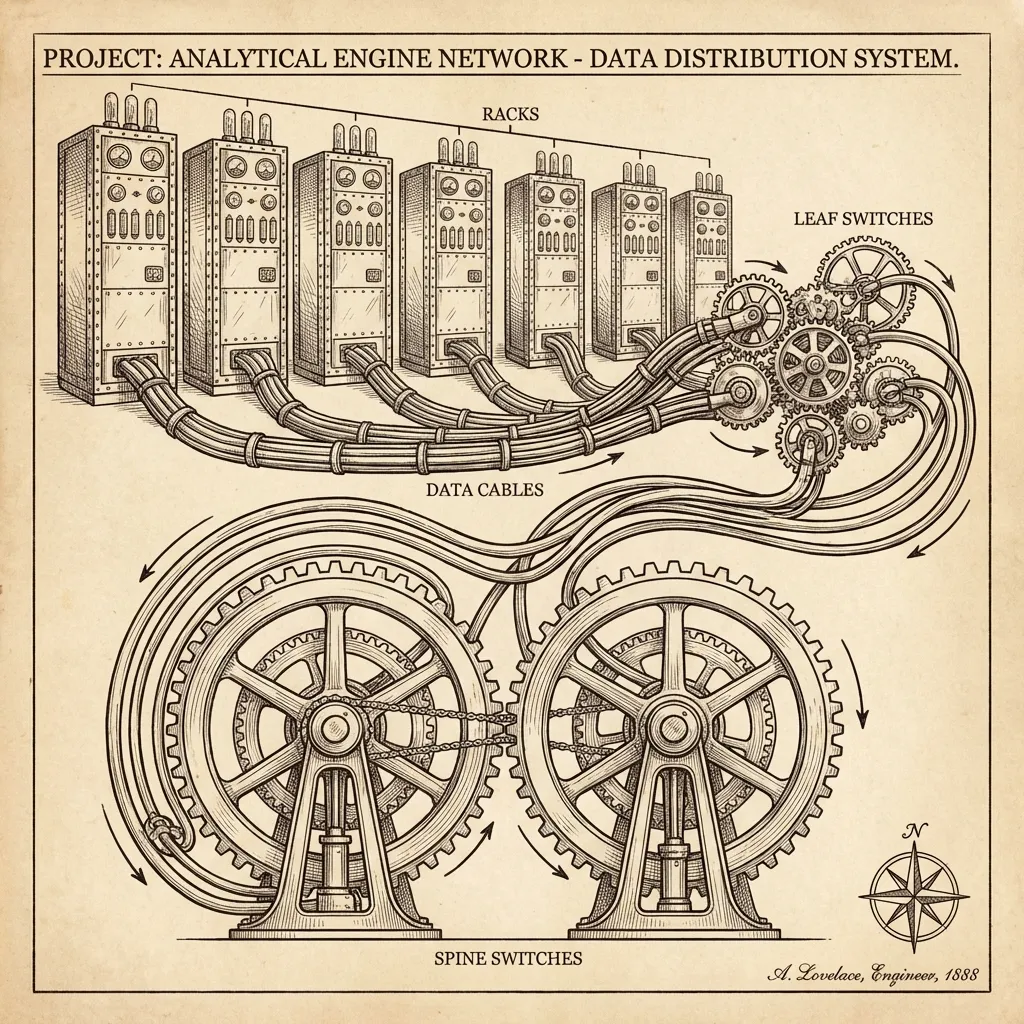 Network Topology Blueprint: Racks, Leaves, and Spines